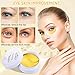 Under Eye Bags Treatment 24K Gold Under Eye Mask Firming Eye Mask Collagen Eye Mask Eye Gel Pads for Puffy Eyes Dark Circles Gel Pads 30 Pairs