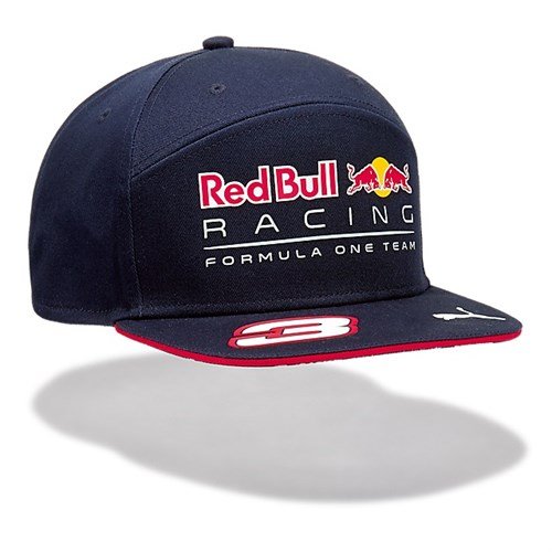 red bull flat cap