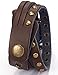 AMPM24 Lady Women Wrap Around Bracelet Brown Long Leather Quartz Watch WAA341
