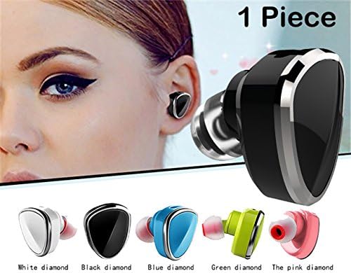    Sound Force Single Earbud Wireless Bluetooth 4.1 For Women Men. LOOK And Feel Amazing. Works On Apple Android Cell Phone - Mic For Hands Free Calling- 5 incredible Colors And USB Bracelet Charger
