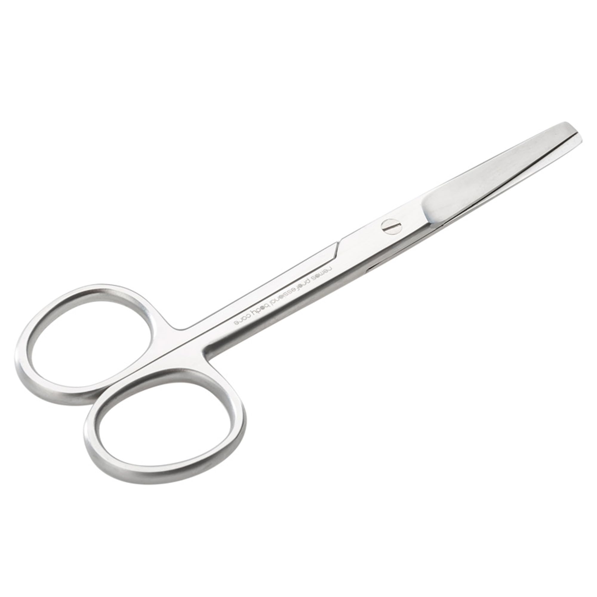 REMOS Stainless Steel Round Scissors, 12 cm, Universal for Household, Office, Craft, Workshop, School, Garden, Straight Cutting Edge