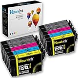 Hawkink Remanufactured Replacement for Epson 127 Ink Cartridges XL 10 Pack Compatible with Epson WorkForce WF-3520 WF-3530 WF-3540 WF-7010 WF-7510 WF-7520 60 545 633 635 840 845 645 Stylus NX530 NX625