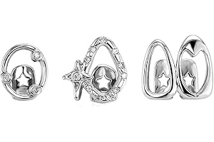 TOPGRILLZ 3PCS Gold Tooth Cap Grillz for Men and Women – Hollow Single Teeth Jewelry, 14K Golden Plated CZ Fake Teeth Gold Grills for Teeth Cosplay Costume Accessory