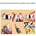 Aitsite 12 Pieces Charger Cable Protector Buddies Animal Cord Protector Saver with Carry Case for iPhone Android Cell Phone Charging Cable