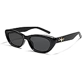 SOJOS Trendy Polarized Narrow Cat Eye Sunglasses for Women Retro Cute Small Womens Shades SJ2284