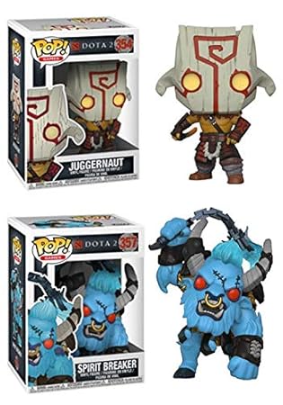 Funkopop Dota 2 Juggernaut Spirit Breaker Stylized Vinyl Figure Bundle Set
