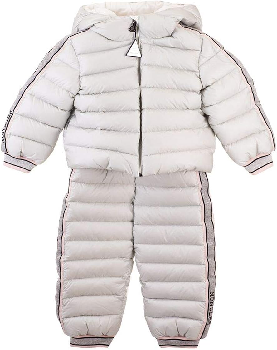 Moncler Luxury Fashion Baby Boy 1F503105304890D Grey Polyamide Jumpsuit