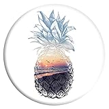 Artswow Expanding Stand Grip Pop Mount Holder Socket for iPhone, Multi-Function Mounts and Stands Phone Grip - Pineapple