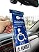 2 Sets of MirorTag Silver - A Novel Way to Protect, Display & Put Away a Handicapped Parking Placard