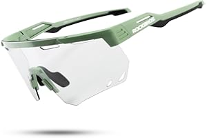 ROCKBROS Photochromic Cycling Glasses Anti-fog MTB Bike Sunglasses UV 402 Protection Clear Bicycle Sports Glasses for Men
