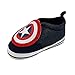 Marvel Baby Boys Avengers Captain America Character Low Top Denim Sneakers, Navy Blue, 3-6M