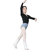Dayrose Girl's Ballet Sweater, Soft Long Sleeve Girls Active Sweater, Pullover Girls Dance Sweater for Ballet/Warm Ups