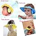 SUNTRADE 3Pcs Cute Kids Adjustable Shampoo Bath Bathing Shower Cap Hat Wash Hair Shield