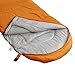 OUTSTAR Lightweight Waterproof Envelope Sleeping Bag With Compression Sack for Kids,Boys, Girls, Teens & Adults. Indoor &Outdoor Camping, Travelling, Hiking & Backpacking.Orange