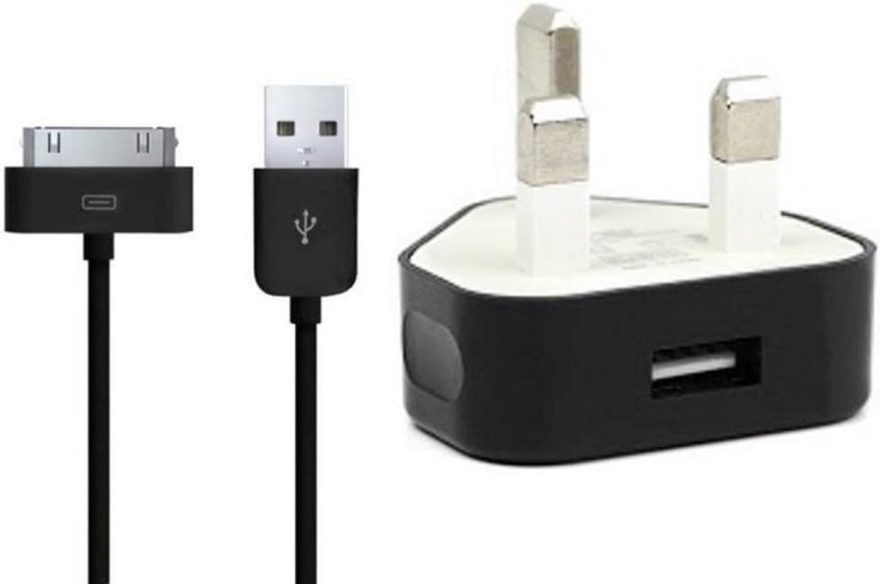 TheMax® USB 2.0 Data Sync Charging Cable 1 meter + 1000mAh USB Charger Plug Compatible with iiPhones 6/7/8/X/XS/XS Max/11/12/12 Pro Max/13/13 Mini/14/14 plus (1 Meter