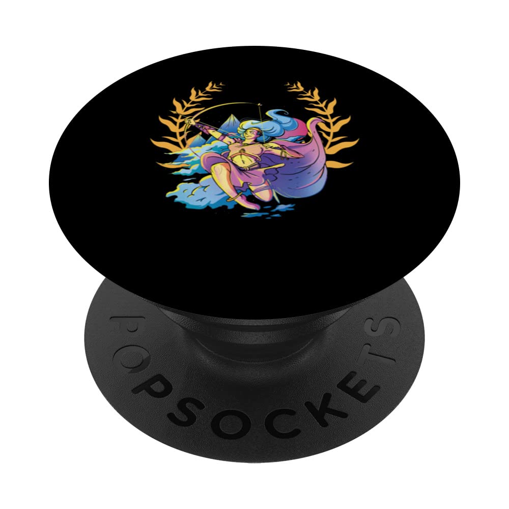 Artemis Greek Goddess Vaporwave Ancient Mythology Lover PopSockets Swappable PopGrip