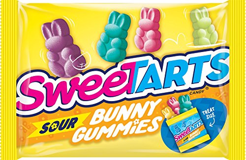 SweeTARTS Sour Bunny Gummies Easter Candy, 11 Ounce
