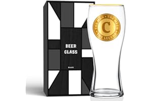 Personalized Beer Glass for Men, Funny Custom Alcohol Gifts for Beer Lovers, Unique Birthday Christmas Gifts for Him, The Man