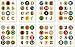 Cavallini Vintage 100 Plus Assorted Alphabets Stickers