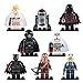 Happy Hama Star Wars Minifigures set of 8: Darth Vader Luke Skywalker Chewbacca Storm Troopers Darth Maul Chopper Pilot