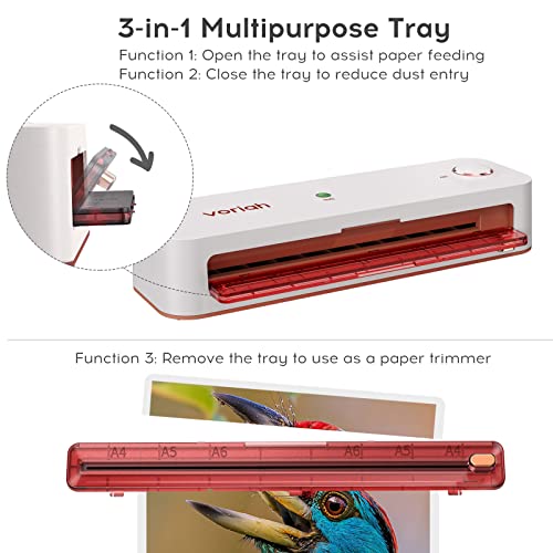 Laminator, A4 Laminator Machine, 9 Inch Thermal Laminator,3 Mins Quick