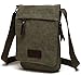 Berchirly Small Messenger Bags Men Mini Sling Crossbody Bag Canvas Classic Field Journey Pack
