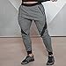 EVERWORTH Men's Joggers Pants Training Running Fleece Trousers Gym Workout Active Pant with Zipper Pockets Anthracite M tag XL