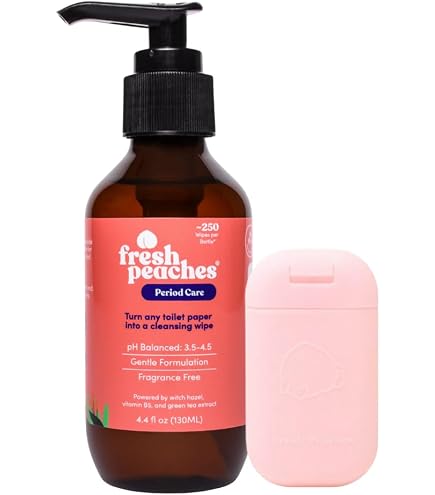Amazon.com: Fresh Peaches Toilet Paper Gel, Wet Wipe Alternative