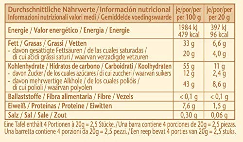 frankonia CHOCOLAT No Sugar Added Witte chocolade glutenvrij 80.00 g - Afbeelding 6