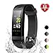 LETSCOM Fitness Tracker Color Screen, IP68 Waterproof Activity Tracker with Heart Rate Monitor, Sleep Monitor, Step Counter, Calorie Counter, Smart Pedometer Watch for Men Women Kids