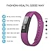 LETSCOM Fitness Tracker, Fitness Tracker Watch with Slim Touch Screen and Wristbands, Wearable Activity Tracker as Pedometer Sleep Monitor for Android and iOS