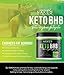 Keto BHB Salts Caffeine Free – Promotes Fat Burn - Energy, Pre Workout, Mental Clarity – Beta Hydroxybutyrate Exogenous Ketones Supplement - Formulated for Easy Ketosis – Orange Mango, 16 Servings