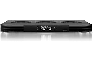 AC Infinity AIRCOM T9, Quiet Cooling Fan System 17" Top-Exhaust for Receivers, Amps, DVR, AV Cabinet Components