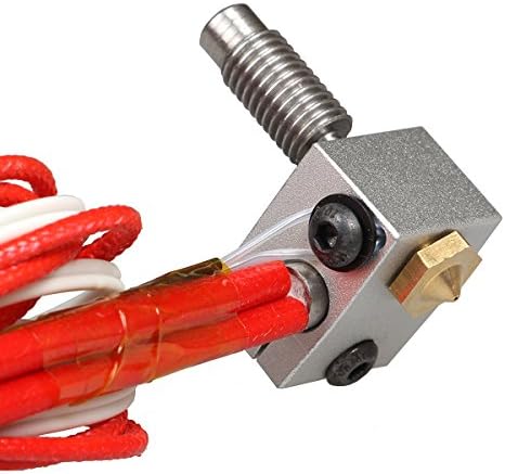 TWB 3D Printer Parts for E3D V6 All Metal Hotend for 1.75mm Extruder 0.2/0.3/0.4/0.5mm Nozzle with Heating Pipe and thermistor