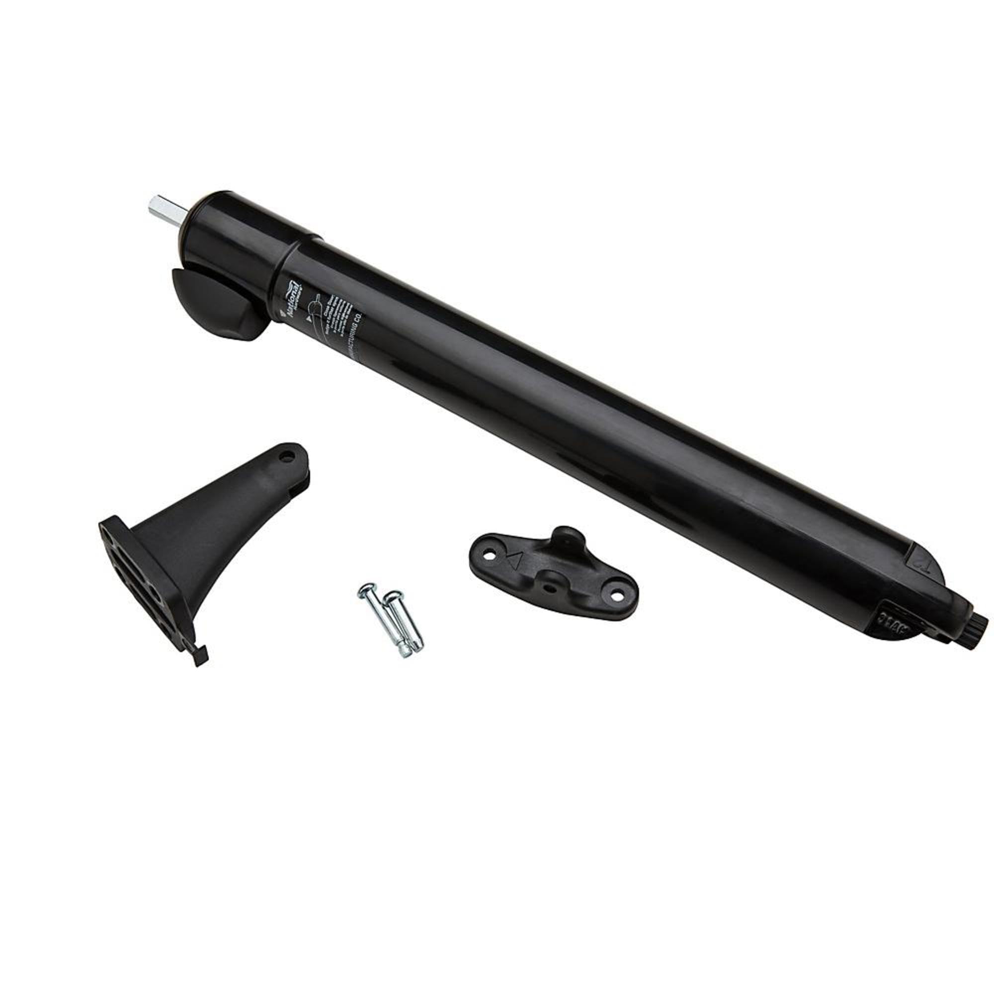 National Hardware N279-001 Touch 'n Hold Smooth Door Closer, Black