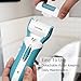 Electric Callus Remover - Foot File Callus Shaver Pedicure Foot File with Diamond Crystals Cordless Foot File 2 Callus Remover Head &1 Shaver Head Included Scraper