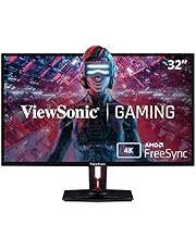 ViewSonic XG3220 32 Inch 60Hz 4K Gaming Monitor with FreeSync HDMI DP Eye Care Advanced Ergonomics and HDR10 for PC and Console Gaming