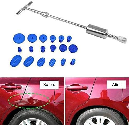 wqeew Slide Hammer T-Puller Bar Car Dent Remover Repair Tool+18pcs Pulling for Lifter Paintless Removal