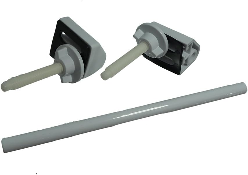 Lot Of 10 Sets Complete Toilet Seat Fitting Kit Modern With White Rods