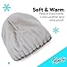 Braxton Hats - Women’s Knit Fleece Beanie - Fisherman Men’s Winter Wool Grey Cap