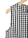 Romwe Women's Cute Sleeveless Keyhole Back Ruffle Hem Peplum Blouse Top Black M