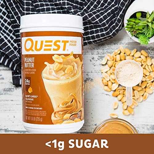 Quest Nutrition Peanut Butter Protein Powder; 23g Protein; 1g Sugar