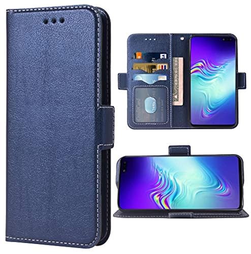 Phone Case for Samsung Galaxy S10 5G Folio Flip Wallet Case,PU Leather  Credit Card Holder Slots Full Body Protection Kickstand Protective Phone  Cover