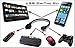 Motorola DROID Turbo (OTG) Micro-USB to USB 2.0 Right Angle Adapter for High Speed Data-Transfer Cable for connecting any compatible USB Accessory/Device/Drive/Flash/ and truly On-The-Go! (Black)