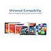 noot products Samsung Galaxy Charger, Dual USB Wall Charger with 6ft Micro USB Charging Data Cable for Galaxy S7, S6, S4, S3 / Galaxy Note 5, Note 4 / Galaxy Tab Pro, Tab 4, Tab 3 Series