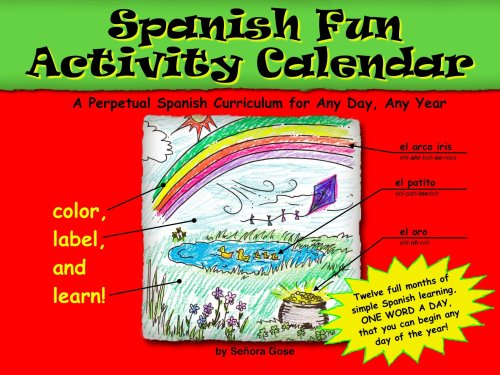 Spanish Fun Activity Calendar Spanish Fun Activity Calendar