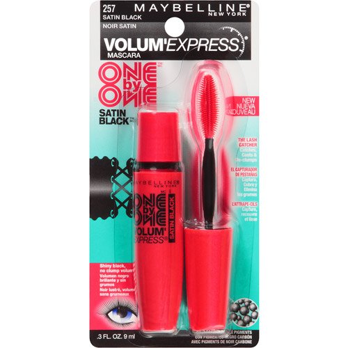 Maybelline Volum Express Mascara One By One 257 Satin Black