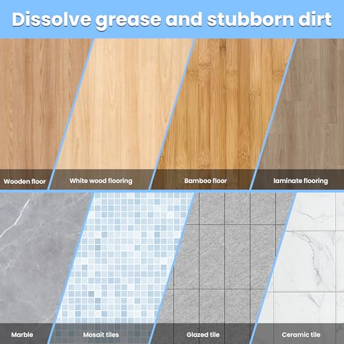 2-Pack Floor Cleaning Solution Compatible with ECOVACS Deebot X11 Omni / T50 Omni / N20 / X11 Pro / N20 Plus & More Robot Vacuums, Deep Cleaning for Hardwood & Tile, Hyacinth Scent, Streak-Free