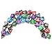 Outee 5 x 7 (35 Pieces) Polyhedral Dice and Dice with 5 Complete Dice set for Dungeons and Dragons DND RPG MTG D20 D12 D10(00-90 and 0-9) D8 D4 Table Games