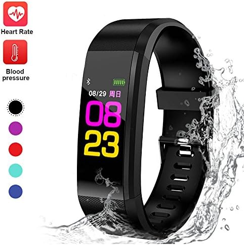 TEYO Fitness Tracker,Color Screen Heart Rate Blood Pressure Monitor Activity Tracker
